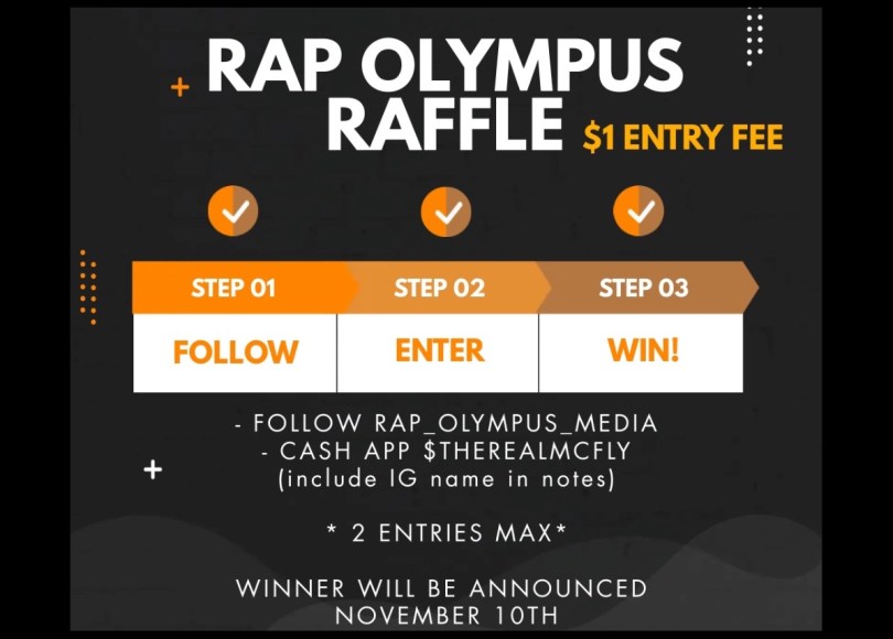 Rap Olympus $1 Raffle