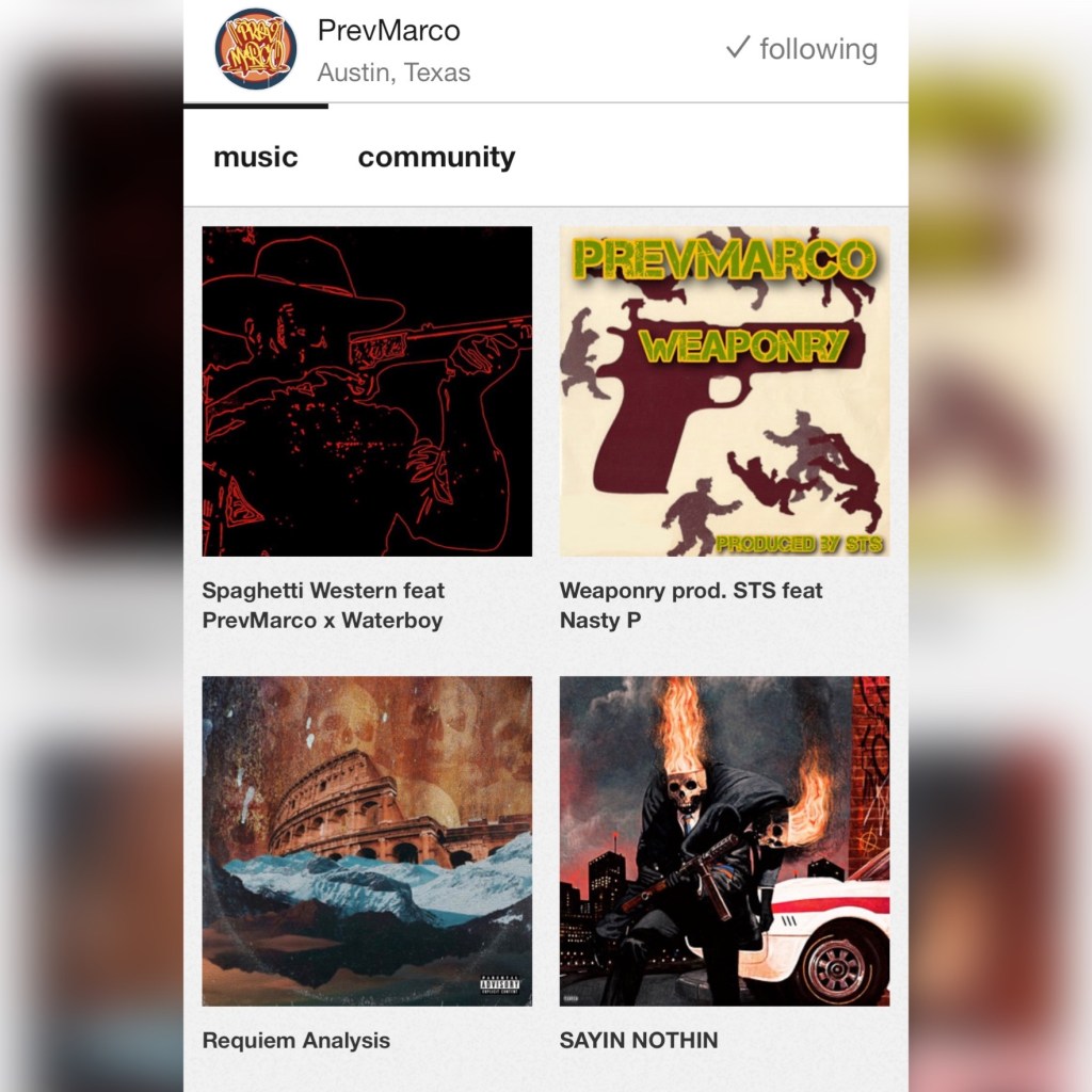 PrevMarco - Weaponry - Rap Olympus Media