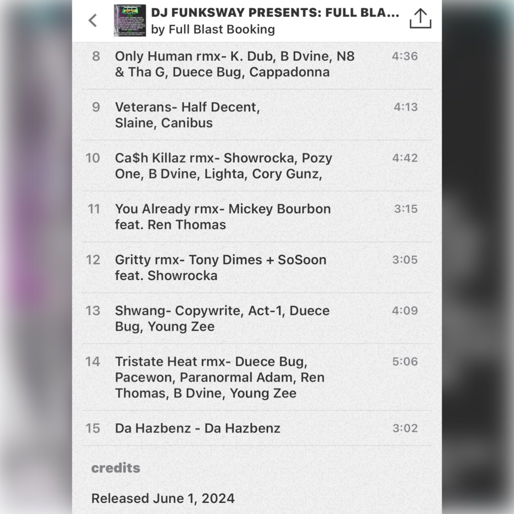 DJ Funksway Presents: Full Blast Bars Vol. 3 - Rap Olympus Media