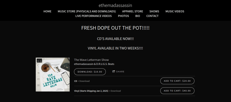 ethemadassassin - ethemadassassin.com - Rap Olympus Media