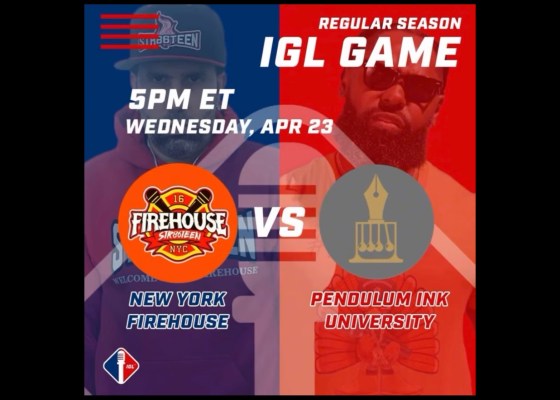 Instaground League (IGL) Week 4 - New York Firehouse vs Pendulum Ink University - Rap Olympus Media