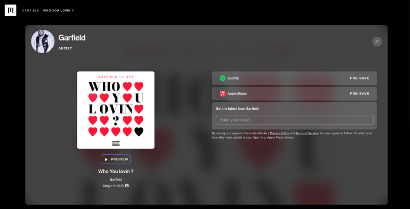 Garfield - Who You Lovin? - ft Syn - Rap Olympus Media